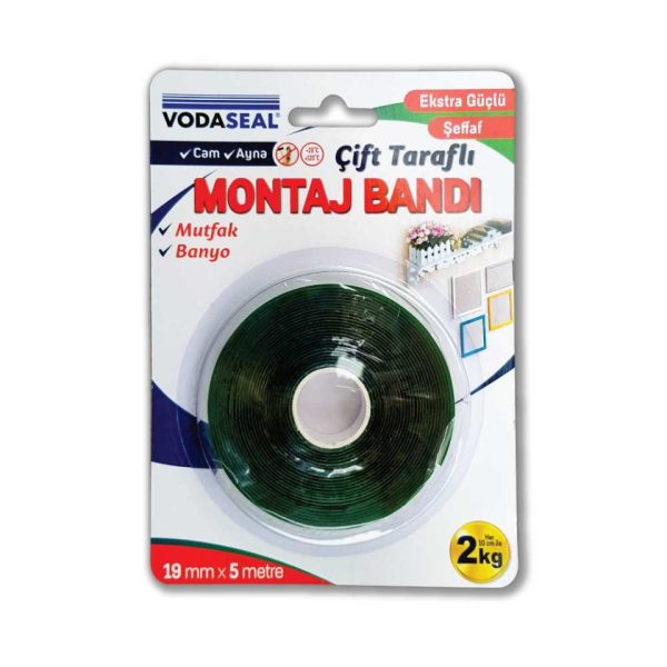 VODASEAL VHB MONTAJ BANDI - 19 MM X 5 MT - SEFFAF